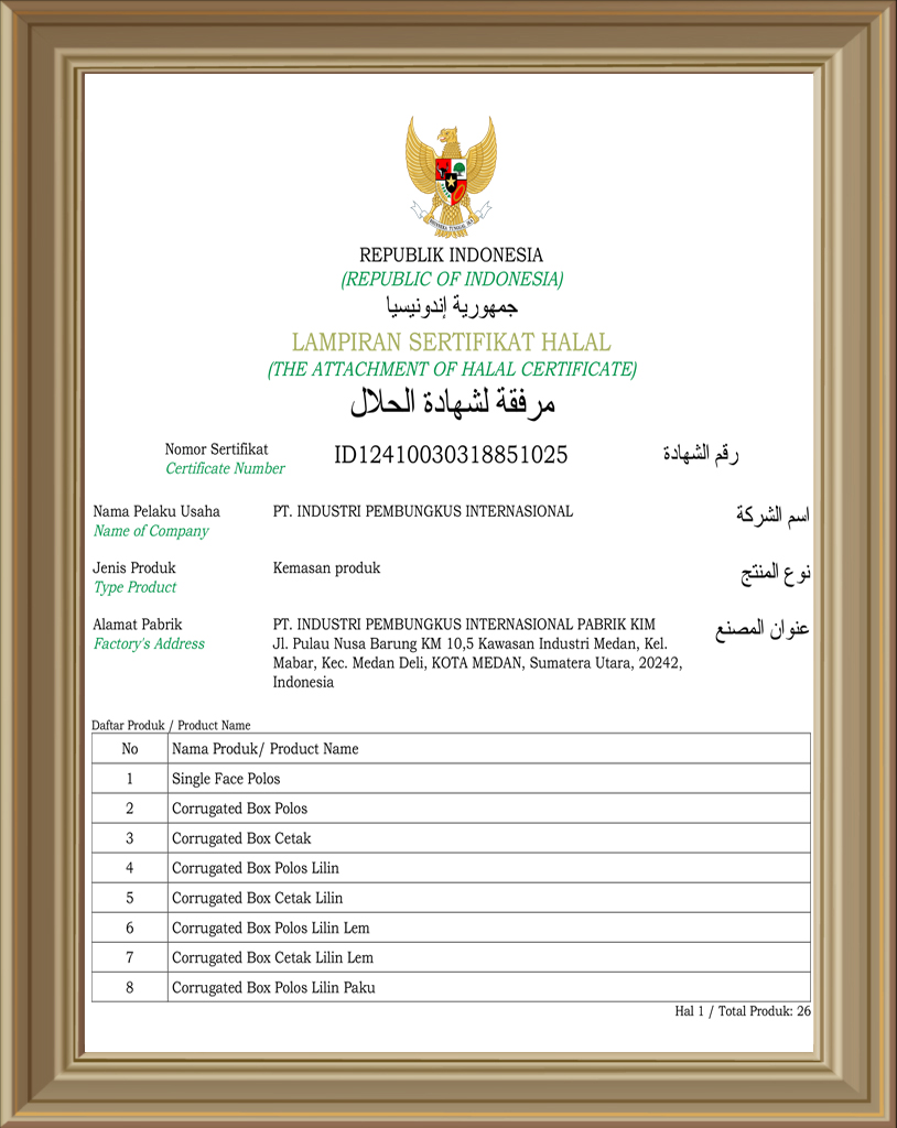Certificate Halal Page 2